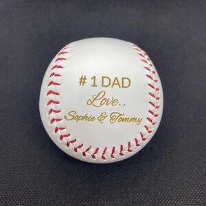 Personalized Laser Engraved Baseball